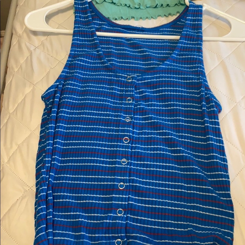Red White and Blue Tank Top